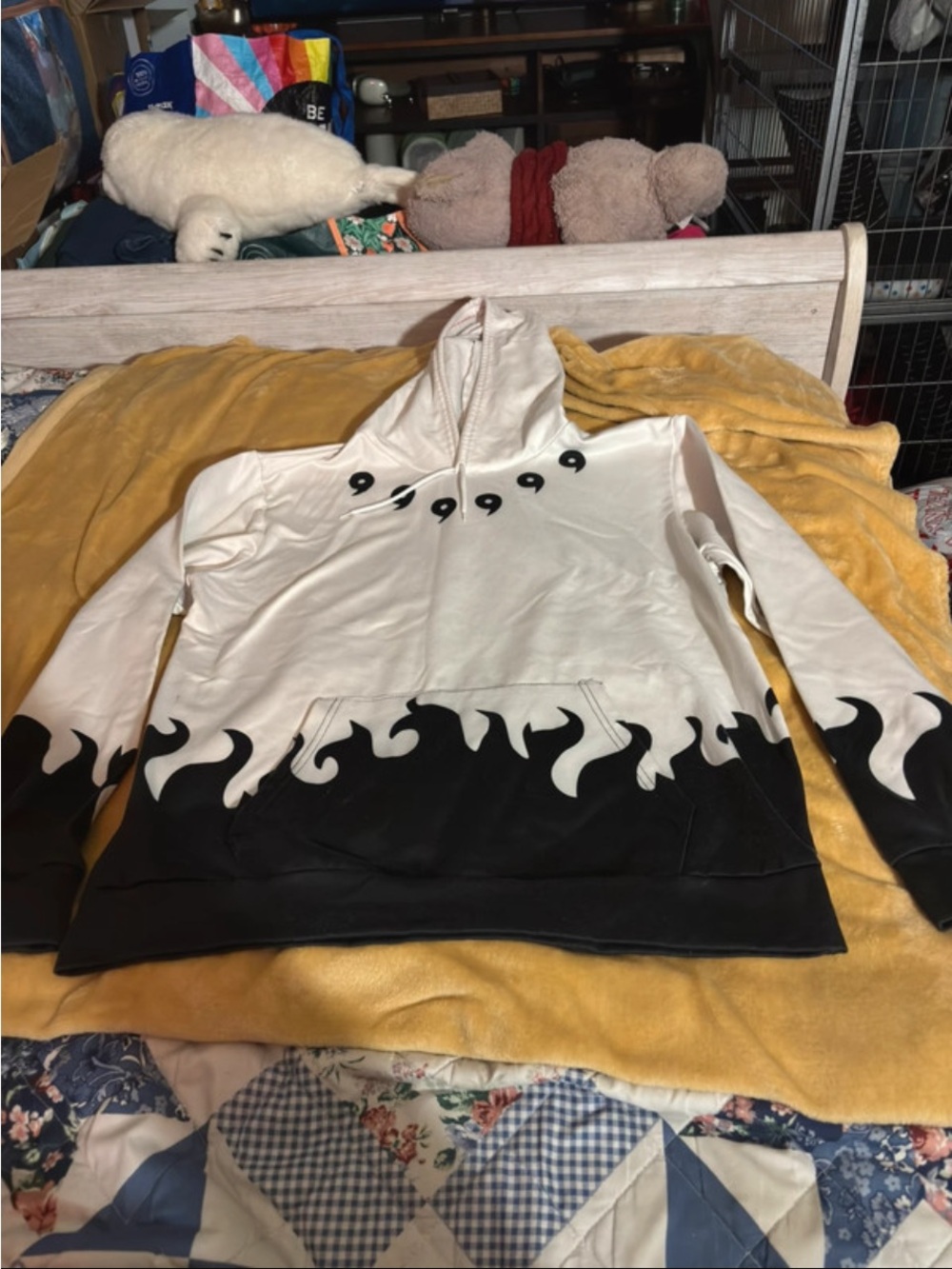 Naruto flame hoodie
